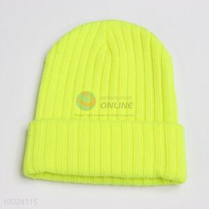 Wholesale Yellow Beanie Cap/Knitted Hat for Winter