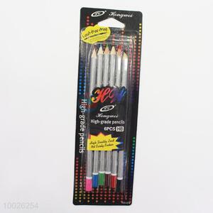 Slivery High-grade Pencils 6PCS HB