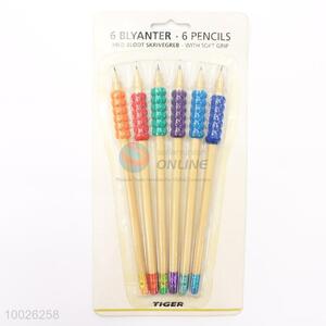 6Pieces/Set Pencils with Grips