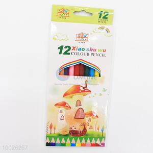Popular 12Pieces/Set Colorful Pencils for Students