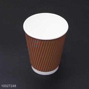 Utility Striped 12 OZ Disposable <em>Paper</em> Cup For Drinks