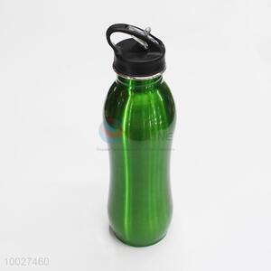 Black&Green Stainless Steel Sports Bottle