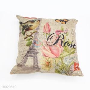 Iron Tower Pattern Square Pillow/Cuhsion