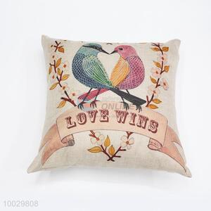 Magpie Square Pillow/Cuhsion