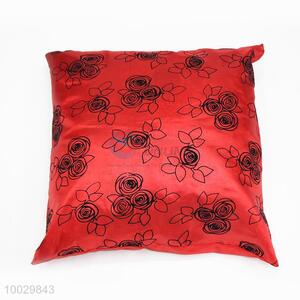 Rose Pattern Square Pillow/Cushion