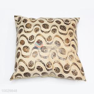 Big Wave&Circle Pattern Square Pillow/Cushion