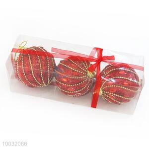 Red Christmas Tree Decoration Promotional Christmas Ball