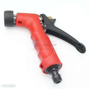 Functional red garden water spray gun