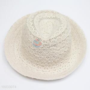 Women Hollow Cotton Gauze Hat
