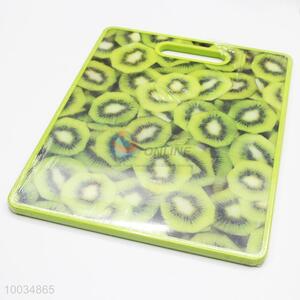 37*23CM hot sale rectangle plastic green cutting board