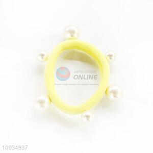 Yellow Girls Hair Accessories Elastic Hair Band Hair Ring