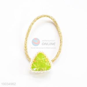 Green Decoration Hair Accessories Elastic Hair Band Hair Ring