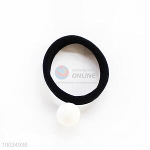 Pearl Black Hair Accessories Elastic Hair Band Hair Ring