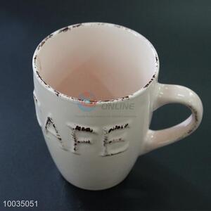 Wholesale Words Pattern Ceramic Cup/Coffee Mug