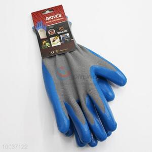 Blue&Grey 25cm Promotional Buna-N Work/Safety Gloves