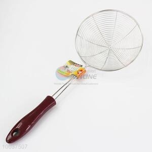 High Quality Kitchen Red 14cm Stainless Steel Mesh Strainer