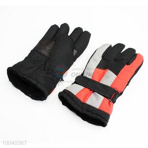 High Quality Orange Warm Gloves Ski Gloves