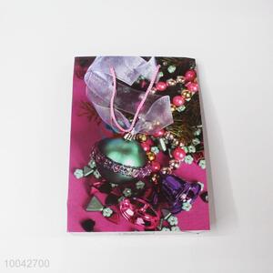 13*17*7CM Copper Plate Shopping Paper Bag For <em>Christmas</em>