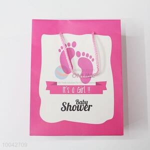 13*17*7CM Copper Plate Shopping <em>Paper</em> Bag For Baby