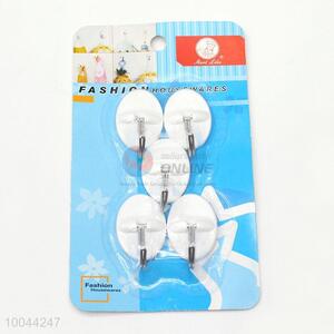 5pcs/set fashou household white ABS wall hangers for clothes