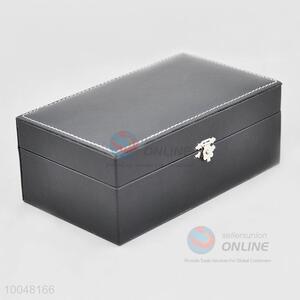 Fashion gift faux leather storage box for watch