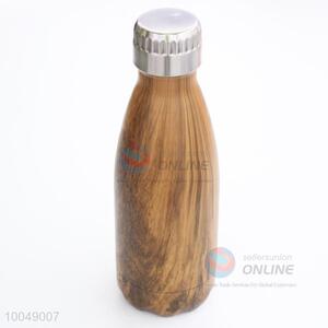 750ml Wood Grain Stainless Steel Vacuum Flask