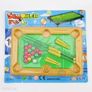 Wholesale 21.5*19*2cm Pre-School Toys Plastic Snooker Pool for Children