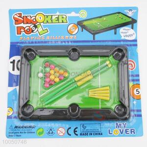 Hot Sale 26*25.5*6cm Pre-School Toys Plastic Snooker Pool for Children