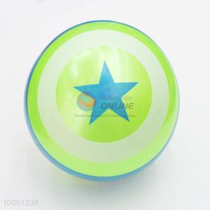 100g 9Inch PVC Printed Captain America Style Green Inflatable Skip Ball Toys