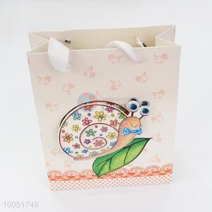 15*6*20CM gold powder snail pattern paper gift bag