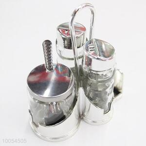 High Quality 3 Pieces/Set Glass Condiment Bottle for Home Use