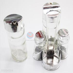 High Quality 4 Pieces/Set Glass Condiment Bottle for Home Use