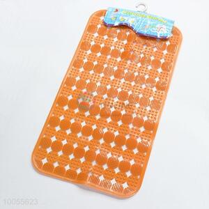 High quality shell-shaped orange bath mat