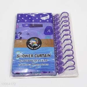High Quality Purple Dacron Shower <em>Curtain</em>