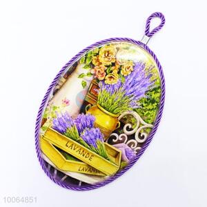 New arrivals lavender pattern ceramic coaster cup mat