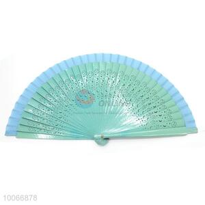 Wholesale printed folding hand fan wooden fan