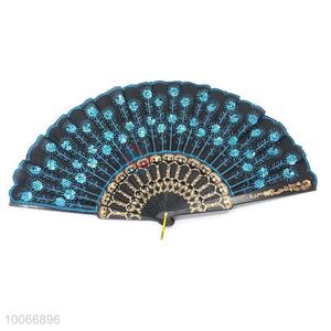 Factory Price Promotional Hand Plastic Folding Fan