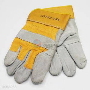 Made In China 12 Cun Anti-static Cattlehide Safety Gloves