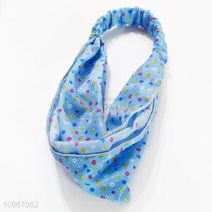 Colorful Dotted Blue Hair Ring/Hair Band
