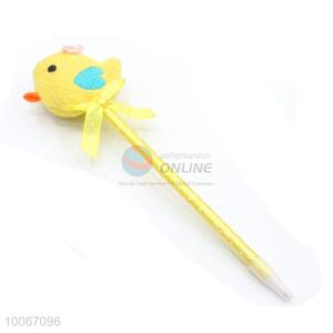 Wholesale birds head plush ball pen