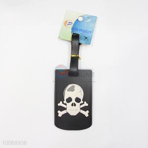 Black Skull Flexible Glue Airline Luggage Tag