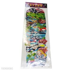 Hot Sale Colourful Ink Printing Arm Tattoo, Temporary Tattoo Sticker