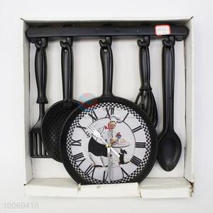 New design tableware shaped plastic wall clock