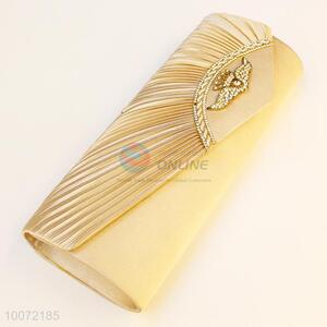 High quality khaki evening bag party bag lady clutch bag