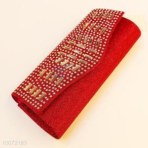 Wholesale red evening clutch bag lady party bag