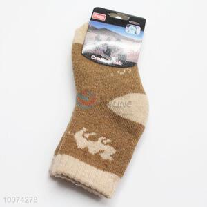 Winter camel wool sock ski socks for men/women