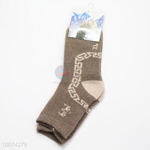 Hot sale thick camel wool socks