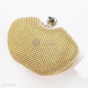 Cute Shape Golden Clutch Bag