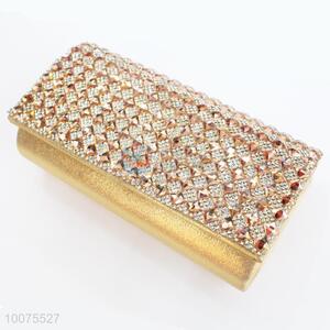 Delicate Golden Evening Bag Clutch Bag