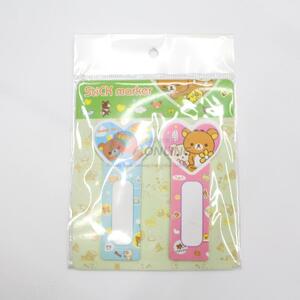 Bear pattern sticky note/adhesive notes/stick marker